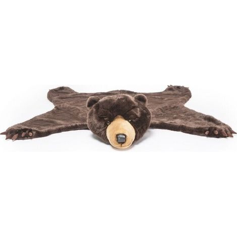 Déguisement peluche 3 en 1 ours brun - Plaid, Déguisement et Tapis (1/3)