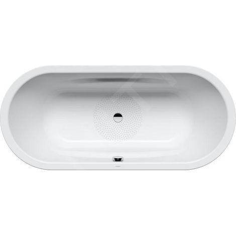 Baignoire ovale Vaio Duo blanc alpin antidérapant 180x80cm (1/3)