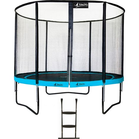 Trampoline KANGUI - PUNCHI Ø 360‑365 cm – Enfant – Rebond Sportif – Échelle – Garantie 5 ans (1/4)