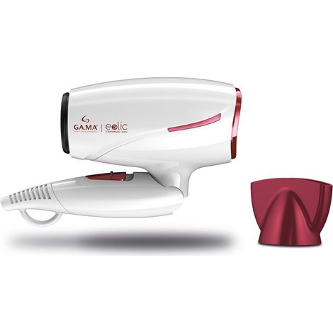 GA.MA Eolic Travel Haartrockner 1600 W Rot, Weiß
