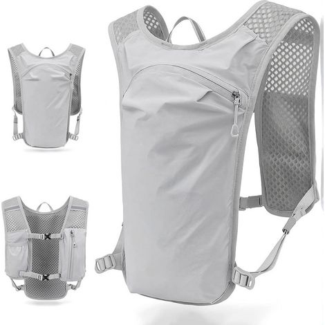 Gilet De Course Unisexe Respirant, À Dos De Course,  À Dos De Course sur Sentier Léger pour Le Cyclisme Randonnée Longue Distance
