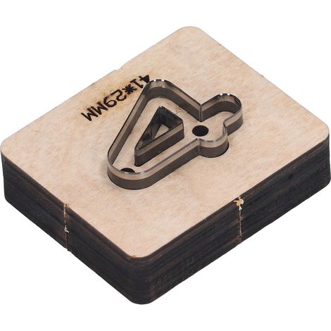 Jeu de découpe cuir 41x29mm chiffre 4, emporte-pièce acier allié haute dureté, moule poinçonnage bricolage créatif. (1/5)