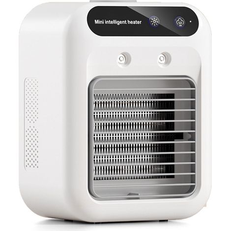 Radiateur Electrique - 1500 W - Thermostat Réglable - Protection Contre la Surchauffe - Pour Bureau Chambre Appartement - 1 Pièce
