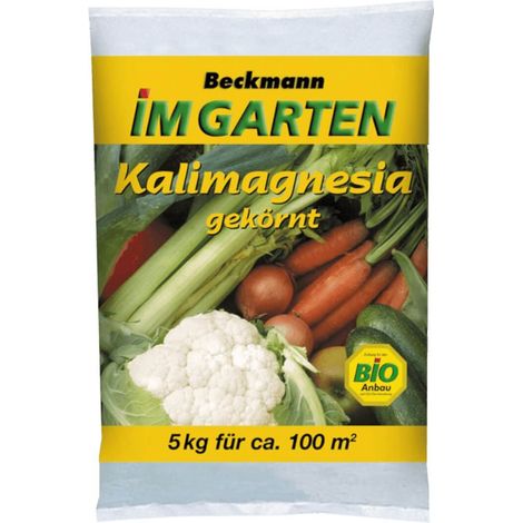 Beckmann Kalimagnesia Patentkali 5 kg Engrais de jardin Engrais universel Engrais potassique
