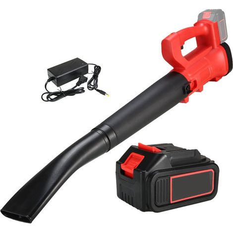 Applicable Souffleur De Feuilles avec Batterie Et Chargeur Souffleur De Feuilles électrique,Souffleur De Feuilles 6 Modes De Vitesse Portatif pour Nettoyer L'allée De Patio avec Pelouse