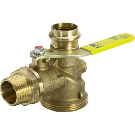 Clapet anti-retour à bille pour compteur de gaz 2644 en laiton de 28 mm