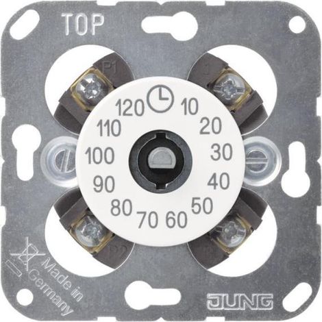 Componente domótico Jung 11120-20WW capacidad 120 minutos dimensiones 9x8x9 cm