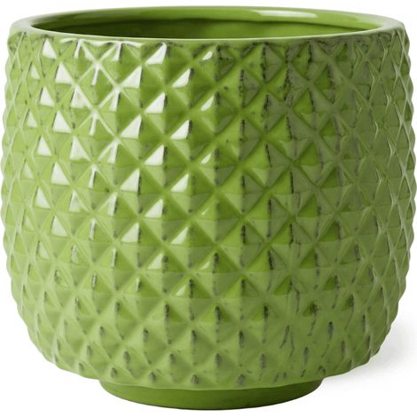 Maceta MARS 45x45cm verde manzana (1/2)