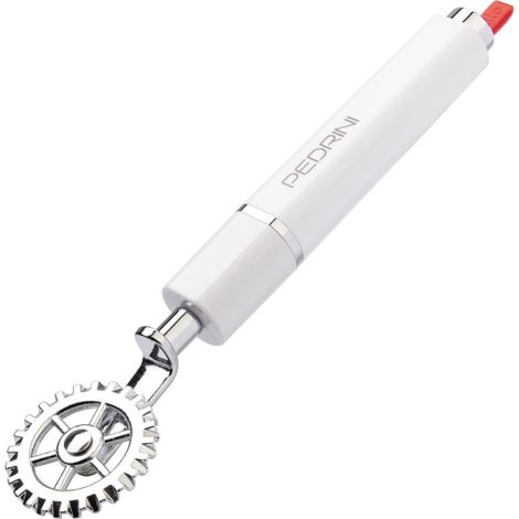 Pedrini Lillo Style 45mm Edelstahl verchromtes Nudelschneiderad