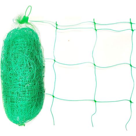 Plastic Heavy Duty Garden Trellis Netting for Climbing Plants, Vegetables, Fruits, Flowers (2 x 10m, Green) (1/5)