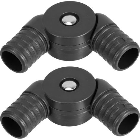 Loquet de siège 2pcs en Plastique pour Chaise Pliante, adaptateurs de Tube pour Fauteuil inclinable, Accessoires durables pour mobilier de Bureau et Jardin (1/5)