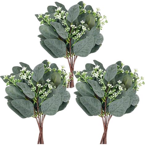 Plante Artificielle - Pot Plastique Noir - Hauteur 25 cm - Pour Intérieur Extérieur Bureau Maison - Lot de 20 Pièces (1/5)
