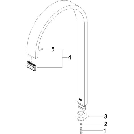 Dornbracht 90282215600-00 Bec pièces de rechange