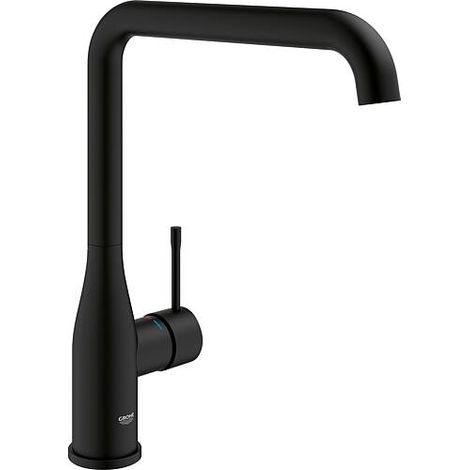 Mitigeur d’évier Grohe Essence, bec pivotant Bec déverseur 220mm phantom black (1/5)