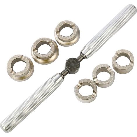 Kit d'outils de réparation pour boîtier arrière de montre avec 6 tailles différentes Idéal pour Rolex Tudor
