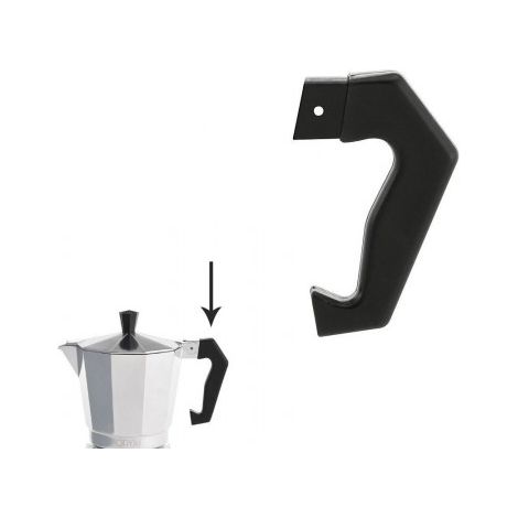 Klassischer Aluminium-Kaffeemaschinengriff für 2 und 3 Tassen