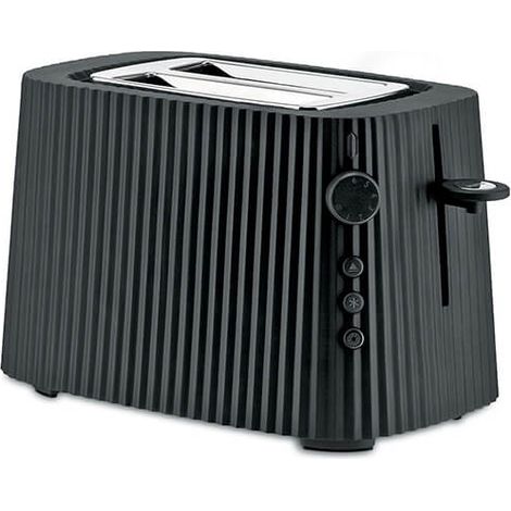 Alessi Plisse 2 Slice Toaster Black