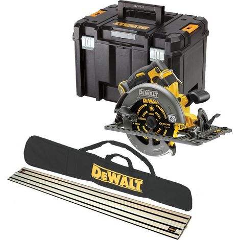DeWalt DCS579NT 54v 190mm XR FlexVolt High Power Circular Saw & Guide Rail & Bag (1/5)