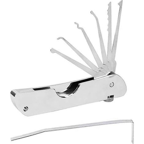 Ensemble de 4 pics en acier avec profils en acier, pour une utilisation pratique en entretien, réparation et bricolage.-AquaForge (1/5)