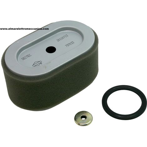 BRIGGS & STRATTONFiltro aria originale serie 13H300, 13L300 ad albero orizzontale. Misure 115x68x61 mm 797033