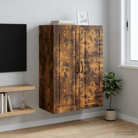vidaXL Wall-Mounted Cabinet 66 x 34.5 x 90 cm Engineered Wood (1/5)