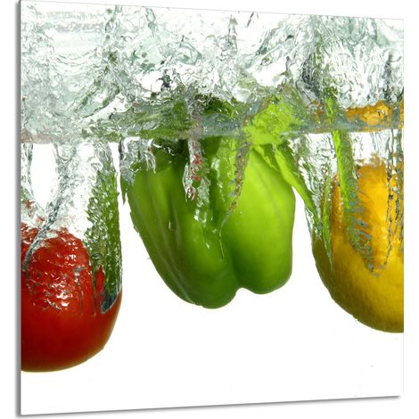 Panneau de verre POUR la cuisine 60x65 Paprika (1/5)