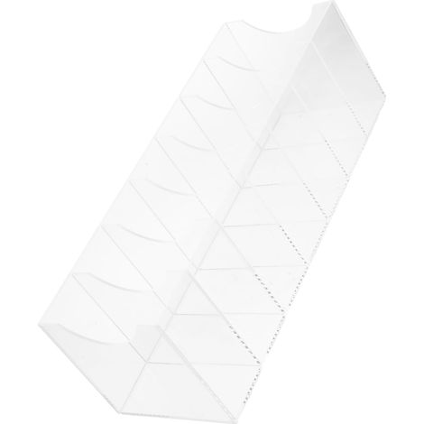 Organisateur Ceinture Acrylique Boîte Transparente Compartiments Multiples pour Rangement Accessoires Bijoux et Montres Placards (1/5)