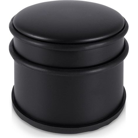 Klassischer Türstopper, matt schwarz, Ø 9 cm (1/5)