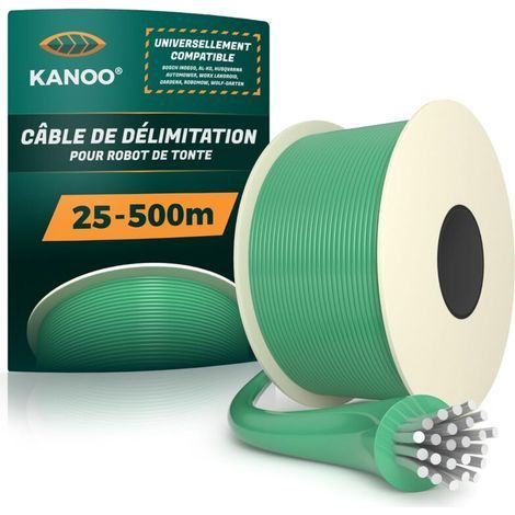 Robotic Lawnmower Cable - Universal Compatible - Premium Quality Perimeter Wire - Accessories for lawnmowers from Husqvarna, Gardena, Worx, Bosch and Yard Force brands - 300m (1/5)