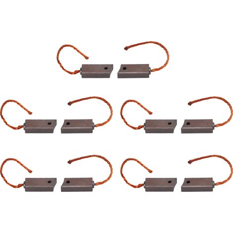 Jeu de 10 balais régulateur alternateur RE60 RE72, kit réparation générateur, charbons moteur électrique compatibles MAHLE (1/5)