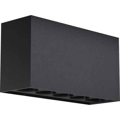 Maytoni Ares Spot encastrable extérieur en saillie de 15 cm, graphite, 3 000 K, 700 lm, IP54