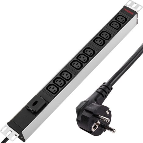RackMatic - Multiprise 10 C13 prises pour rack 19'' avec interrupteur RackMatic (1/5)