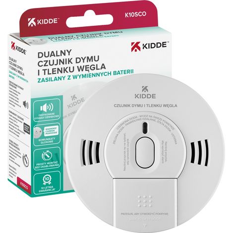 Détecteur de fumée et de monoxyde de carbone double Kidde K10SCO (1/5)