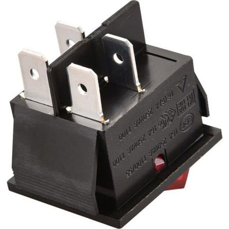 Interrupteur À Bascule - 4 Broches - 16 A 250 V AC - Pour Bateau - 5 Pièces (1/5)