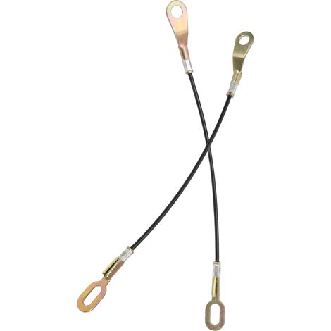 Reparatursatz für 2 Heckklappenseile für Mazda B2300 Pickup (1994–2010), inklusive Haltebändern, Paar (1/5)