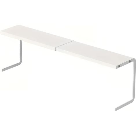 Youyijia Adjustable Metal Desk Organizer Carbon Steel Office Shelf, Narrow Ultra-Thin Multi-Layered Tabletop Rack (1/5)