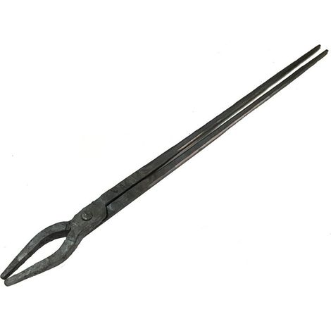 Pince de forge Tenailles de forge Pinces plates Pinces à bouche pointue 42cm Tenaille de forgeron pour l'ingénieur forgeron (1/4)