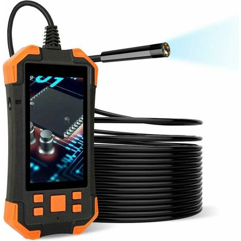 5,5-mm-USB-Auto-Endoskop-Inspektionskamera, HD-Rohrinspektionskamera mit 4,3-Zoll-LCD-Bildschirm, tragbar, einstellbares Licht, IPS 1080P, 3000-mAh-Akku, IP67 (10 m) wasserdicht