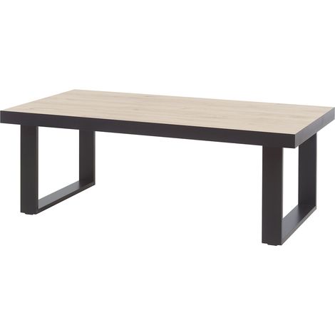 Table basse industrielle chêne/anthracite Alrik (1/4)