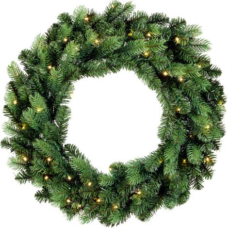 Corona solare LED verde/bianco 80cm x 10cm