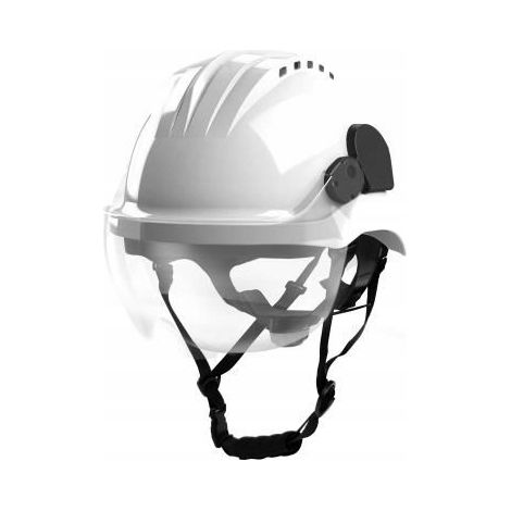 Climax kask ochronny curro-visor komplett biały