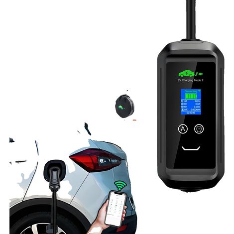 Chargeur EV Mobile, Puissance 3,6KW, Longueur 10M, Courant Ajustable (1/5)
