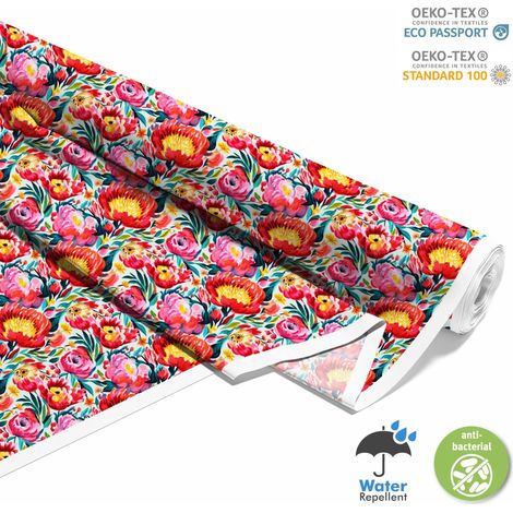 Outdoor dekostoffe oxford - Blumen - DX3015 (1/5)