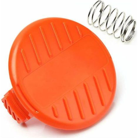 Pieces Spool Cap Cover + Replacement Spring Parts for Black + Decker STC1815 GL4525 Grass Trimmer 385022-03 (1/5)