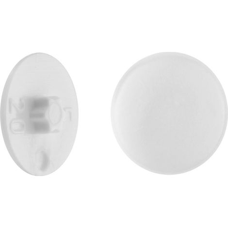 Connex Abdeckkappen Ø 12 mm für TX 20 Schrauben weiß - 50 Stk. Abdeckkappen