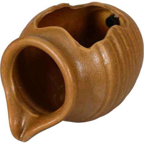 Fontaine Extérieur Céramique avec Cascade Pot pour Bassin et Jardin Décoration Aquatique