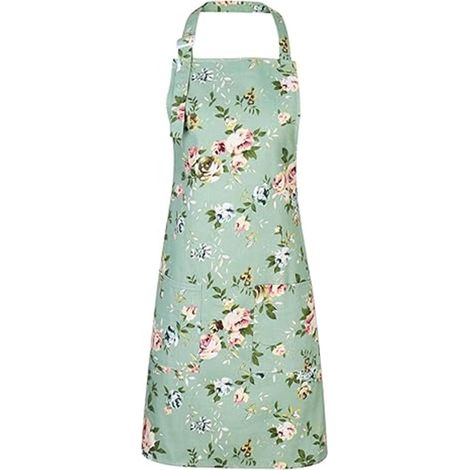 Impression Tablier de Cuisine Femme Tablier Femme de Menage Avec Poche Tablier Peinture Adulte Ajustable Imperméable et Résistant à (1/4)