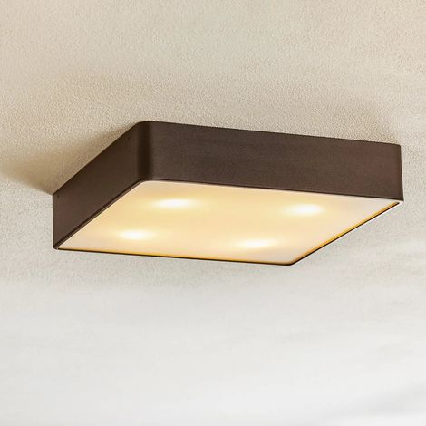 [GEBRAUCHT] B-Ware Argon Deckenlampe Hängeleuchte Oro Lampe Schwarz Stahl Glas E27 35cm