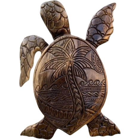 Sculpture de tortue marine en résine, ornement de jardin, décoration animale réaliste, couleur photo (1/4)