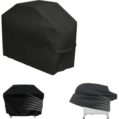 Housse pour barbecue à gaz résistante aux intempéries, imperméable, coupe-vent et résistante aux UV, 145 x 61 x 117 cm, barbecue d'extérieur (1/4)